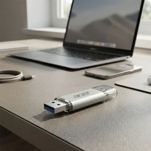 فلش مموری ایسر مدل UT300 ظرفیت 32 گیگابایت با رابط USB 3.2