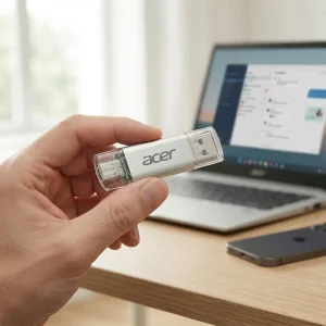 فلش مموری ایسر مدل UT300 ظرفیت 32 گیگابایت با رابط USB 3.2