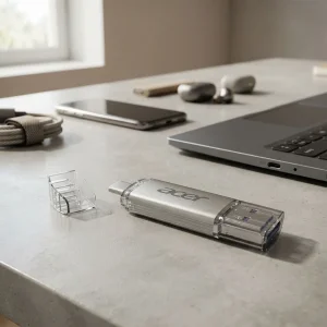فلش مموری ایسر مدل UT300 ظرفیت 32 گیگابایت با رابط USB 3.2
