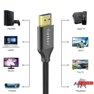 کابل HDMI ارلدام مدل W26 طول 5 متر