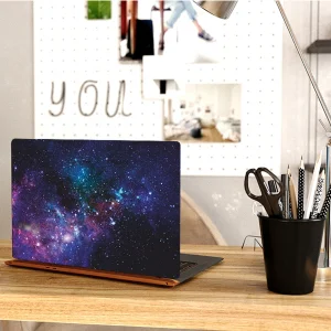 استیکر لپ تاپ توییجین و موییجین طرح Space کد 64 مناسب برای لپ تاپ 15.6 اینچ به همراه برچسب حروف فارسی کیبورد