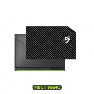 برچسب پوششی پشت لپ تاپ مولتی نانو طرح کربن مدل X-F1C مناسب برای لپ تاپ ایسوس ROG Strix G814 18 inch 2025
