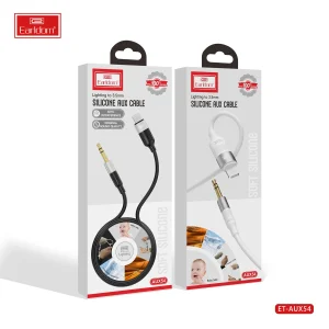 کابل تبدیل AUX به لایتنینگ ارلدام مدل AUX54 طول 1 متر