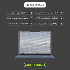 محافظ صفحه نمایش آنتی رفلکس مولتی نانو مدل X-S2M مناسب برای لپ تاپ ماکروسافت Surface Laptop 4 13.5 inch 2021 بسته دو عددی