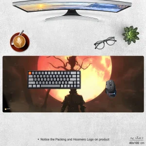 ماوس پد هومرو مدل HX072 طرح بازی Bloodborne سایز 40x100 سانتی‌متر