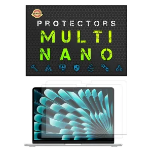 محافظ صفحه نمایش آنتی رفلکس مولتی نانو مدل X-S2M مناسب برای لپ تاپ اپل MacBook Air 13 M3 13.6 Inch 2024 بسته دو عددی