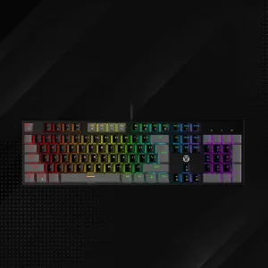 کیبورد گیمینگ فنتک مدل ATOM104 MK886V2Blueswitch