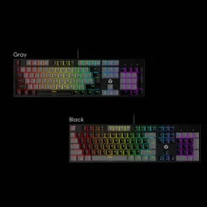 کیبورد گیمینگ فنتک مدل ATOM104 MK886V2Blueswitch