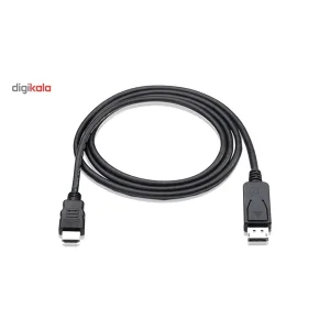 کابل مبدل DisplayPort به درگاه نر HDMI یونیتک مدل Y-5118CA طول 1.8 متر