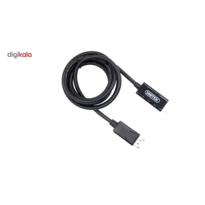 کابل مبدل DisplayPort به درگاه نر HDMI یونیتک مدل Y-5118CA طول 1.8 متر
