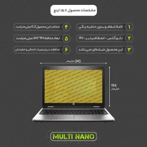 محافظ صفحه نمایش شفاف مولتی نانو مدل X-S1N مناسب برای لپ تاپ اچ پی ProBook 650 G3 15.6 inch 2017