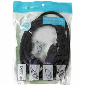 کابل VGA رویال مدل V3-4 طول 5 متر