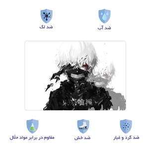 استیکر لپ تاپ توییجین و موییجین طرح توکیو غول  کد 08 مناسب برای لپ تاپ 15.6 اینچ به همراه برچسب حروف فارسی کیبورد