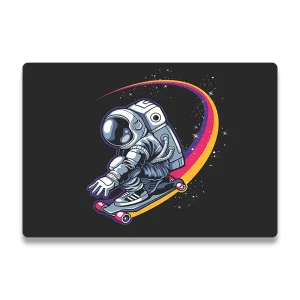 استیکر لپ تاپ توییجین و موییجین طرح Astronaut کد 14 مناسب برای لپ تاپ 15.6 اینچ به همراه برچسب حروف فارسی کیبورد