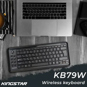 کیبورد کینگ استار مدل Wireless KB79W GAMING Ergonomic Multimedia