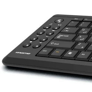 کیبورد کینگ استار مدل Wireless KB79W GAMING Ergonomic Multimedia
