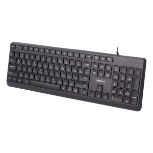 کیبورد و ماوس هترون مدل HKC215، سوییچ ممبران، Full-size