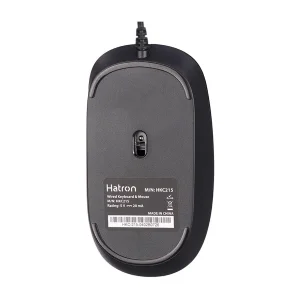 کیبورد و ماوس هترون مدل HKC215، سوییچ ممبران، Full-size