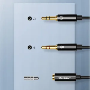 کابل تبدیل 2 به 1 صدا 3.5 میلی متر یوگرین مدل AV140