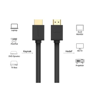 کابل HDMI یوگرین مدل HD104 طول 3 متر