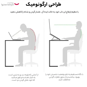 پایه نگهدارنده لپ تاپ یوگرین مدل Lp451