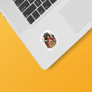 استیکر لپ تاپ توییجین و موییجین طرح Animeکد 12 مناسب برای لپ تاپ 15.6 اینچ به همراه برچسب حروف فارسی کیبورد