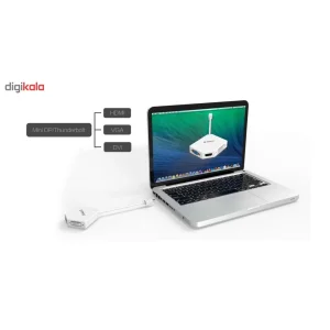 مبدل Mini DisplayPort به VGA/HDMI/DVI اوریکو مدل DMP-HDV3S