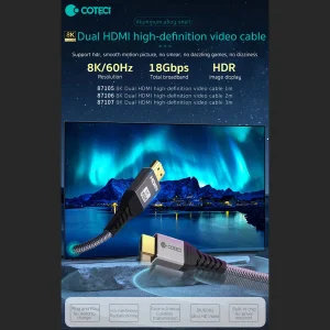 کابل HDMI کوتتسی مدل 87106 طول 2 متر