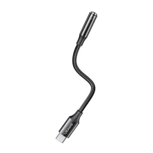 کابل تبدیل USB-C به AUX یوسمز مدل us-sj599 طول 0.13 متر