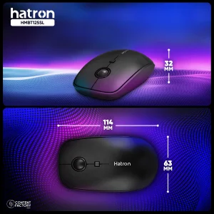 ماوس بی سیم هترون مدل HMBT125SL