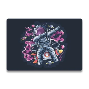 استیکر لپ تاپ توییجین و موییجین طرح Astronaut کد 12 مناسب برای لپ تاپ 15.6 اینچ به همراه برچسب حروف فارسی کیبورد