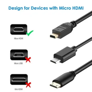 کابل تبدیل HDMI به Micro HDMI یوگرین مدل 30148-HD127 طول 1 متر