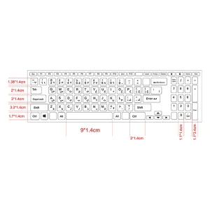 استیکر لپ تاپ توییجین و موییجین مدل Marble کد 70 مناسب لپ تاپ 15.6 اینچ به همراه برچسب حروف فارسی کیبورد