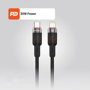 کابل تبدیل USB-C به لایتنینگ پرودو مدل Braided طول 1.2 متر