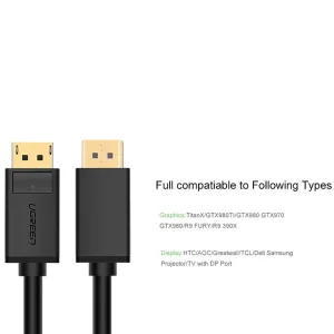 کابل Display Port یوگرین مدل DP102-10245 طول 1.5 متر