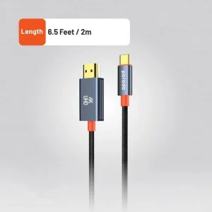 کابل تبدیل HDMI به USB-C پرودو مدل CBL0016 طول 2 متر
