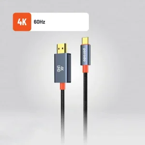 کابل تبدیل HDMI به USB-C پرودو مدل CBL0016 طول 2 متر