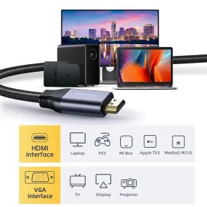 کابل تبدیل HDMI به VGA مک دودو مدل 7770 طول 2 متر