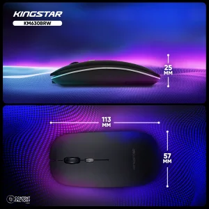 ماوس بی سیم کینگ استار مدل KM630BRW