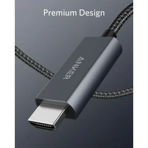 کابل تبدیل HDMI به USB-C انکر مدل Nylon 4K طول 1.8 متر