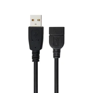 کابل افزایش طول USB2.0 وی نت مدل V-CUE20006 طول 0.6 متر
