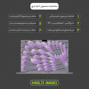 محافظ صفحه نمایش مات مولتی نانو مدل X-S1M مناسب برای لپ تاپ اپل MacBook Air 15 M2 15.3 inch 2023