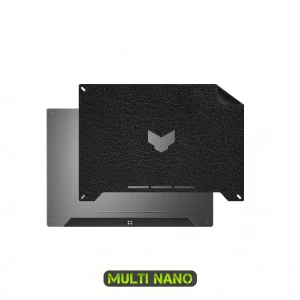 برچسب پوششی پشت لپ تاپ مولتی نانو طرح چرم مدل X-F1L مناسب برای لپ تاپ ایسوس TUF Gaming F15 FA507V 15.6 inch 2023