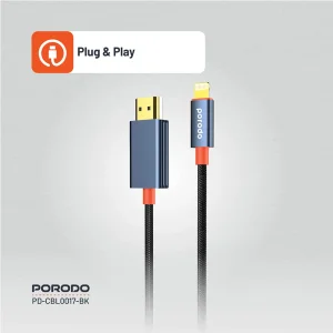 کابل تبدیل لایتنینگ به HDMI پرودو مدل CBL0017 طول ۲ متر