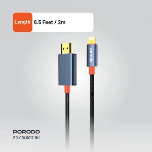 کابل تبدیل لایتنینگ به HDMI پرودو مدل CBL0017 طول ۲ متر