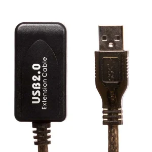 کابل افزایش طول USB 2.0 وی نت مدل V-CUE20250 طول 25 متر