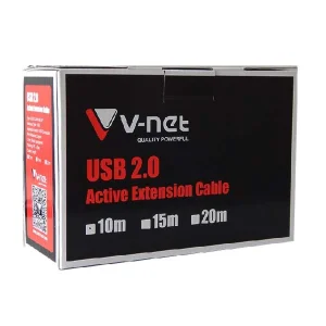 کابل افزایش طول USB 2.0 وی نت مدل V-CUE20250 طول 25 متر