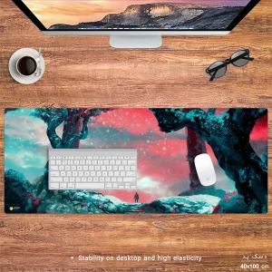 ماوس پد هومرو مدل HX570 طرح Sekiro Shadows Die Twice سایز 40x100 سانتی‌متر