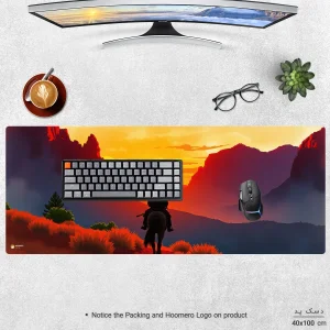 ماوس پد هومرو مدل HX586 طرح Red Dead سایز 40x100 سانتی‌متر