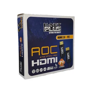 کابل HDMI 2.0 کی نت پلاس مدل KP-CHAOC100 طول 10 متر